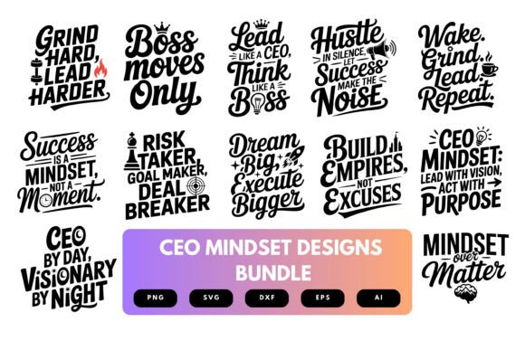 Download CEO Mindset SVG Bundle - Premium Bundle